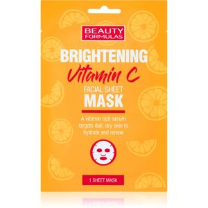 Beauty Formulas Vitamin C brightening sheet mask with vitamin C 1 pc