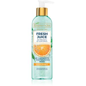 Bielenda Fresh Juice Orange cleansing micellar gel with moisturising effect 190 g