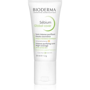 Bioderma Sébium Global Cover intense correcting tinted treatment for acne-prone skin shade natural 30 ml