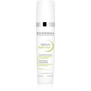 Bioderma Sébium Night Peel smoothing exfoliating serum to treat skin imperfections 40 ml
