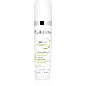 Bioderma Sébium Night Peel smoothing exfoliating serum to treat skin imperfections 40 ml