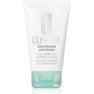 Clinique Blackhead Solutions 7 Day Deep Pore Cleanse & Scrub exfoliating face cleanser to treat blackheads 125 ml