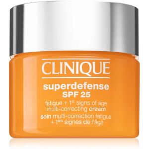 Clinique Superdefense™ SPF 25 Fatigue + 1st Signs Of Age Multi-Correcting Cream moisturiser for the first signs of ageing for oily and combination skin SPF 25 50 ml