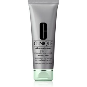 Clinique All About Clean 2-in-1 Charcoal Mask + Scrub cleansing face mask 100 ml