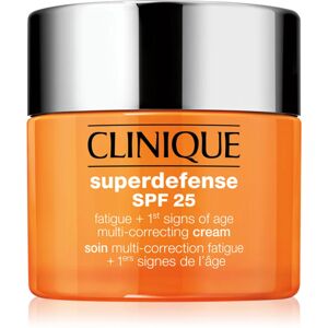 Clinique Superdefense™ SPF 25 Fatigue + 1st Signs Of Age Multi-Correcting Cream moisturiser for the first signs of ageing for dry and combination skin SPF 25 50 ml