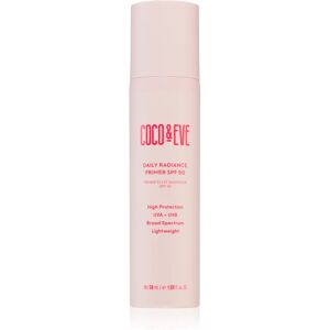 Coco & Eve Daily Radiance Primer SPF 50 lightweight protective fluid with a brightening effect SPF 50 50 ml