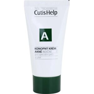 CutisHelp Health Care A - Acne night cream with hemp for problem skin, acne 30 ml