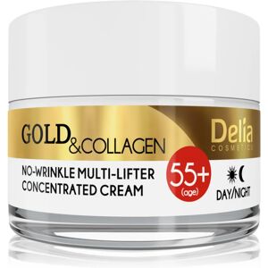 Delia Cosmetics Gold & Collagen 55+ anti-wrinkle cream with lifting effect 50 ml