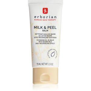 Erborian Milk & Peel makeup removing cleansing balm to brighten and smooth the skin 75 ml