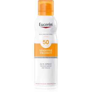 Eucerin Sun Sensitive Protect transparent sun spray for sensitive skin SPF 50+ 200 ml