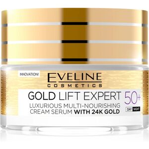 Eveline Cosmetics Gold Lift Expert anti-wrinkle day and night cream 50+ 50 ml