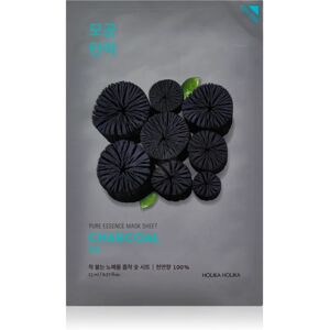 Holika Holika Pure Essence Charcoal cleansing face sheet mask with activated charcoal 23 ml