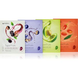 KORIKA SuperFruits sheet mask set SuperFruits