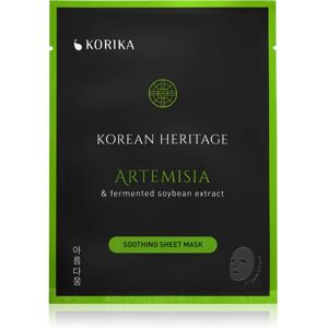 KORIKA Korean Heritage Artemisia & Fermented Soybean Extract Soothing Sheet Mask soothing sheet mask Artemisia & fermented soybean extract sheet mask