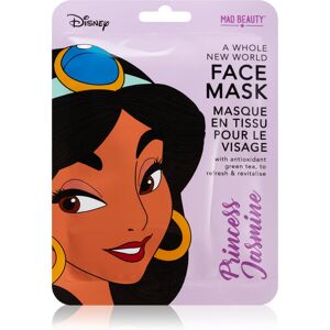 Mad Beauty Disney Princess Jasmine revitalising sheet mask with green tea extract 25 ml