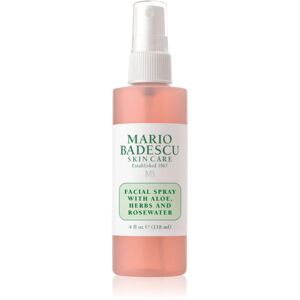 Mario Badescu Facial Spray with Aloe, Herbs and Rosewater toning facial mist for radiance and hydration 118 ml