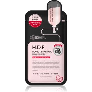 MEDIHEAL Black Mask H.D.P Pore-Stamping sheet mask to tighten pores 25 ml