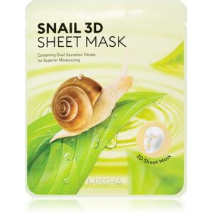 Missha Snail refreshing and purifying sheet mask with snail extract 23 g