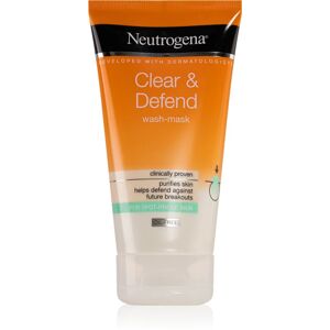 Neutrogena Clear & Defend 2-in-1 cleansing mask and gel 150 ml