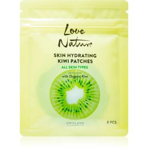 Oriflame Love Nature hydrating mask with kiwi for the face and eye area 8 pc