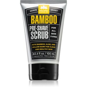 Pacific Shaving Bamboo Pre-Shave Scrub pre-shave face exfoliator M 100 ml