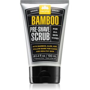 Pacific Shaving Bamboo Pre-Shave Scrub pre-shave face exfoliator M 100 ml