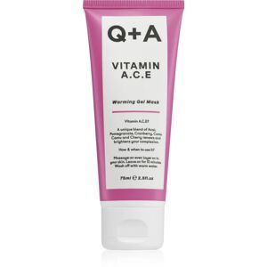Q+A Vitamin A. C. E rejuvenating gel mask with vitamins A, C, E 75 ml