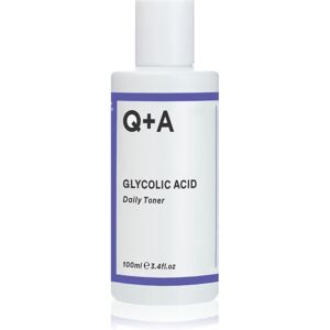 Q+A Glycolic Acid Gentle Exfoliating Tonic With AHA Acids 100 ml