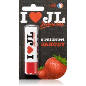 Regina I Love deer tallow lip balm with aroma Jahoda