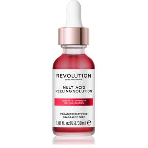 Revolution Skincare AHA + BHA Moderate Multi Acid Peeling Solution gentle facial serum with exfoliating effect 30 ml