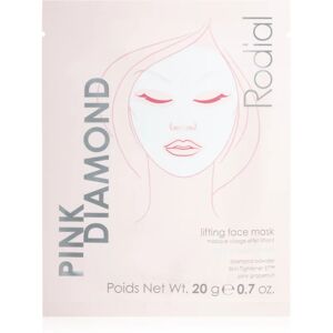 Rodial Pink Diamond Lifting Face Mask lifting cloth mask for the face 4x1 pc