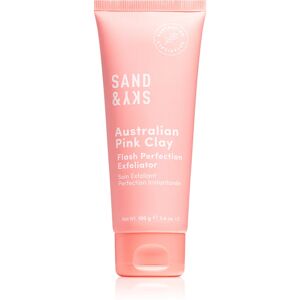 Sand & Sky Australian Pink Clay Flash Perfection Exfoliator cleansing scrub to tighten pores and mattify the skin 100 ml