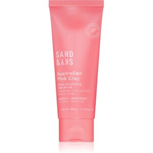 Sand & Sky Australian Pink Clay Micro-Exfoliating Face Scrub micro-exfoliating cleansing gel for the face 100 g