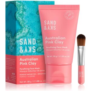 Sand & Sky Australian Pink Clay Porefining Face Mask detoxifying mask for enlarged pores 30 g