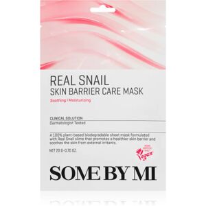 Some By Mi Daily Solution Snail Skin Barrier Care Mask strengthening sheet mask for skin regeneration and renewal 20 g