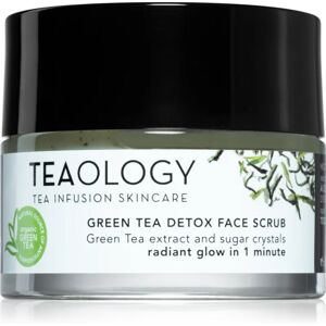 Teaology Cleansing Green Tea Detox Face Scrub nourishing gentle sugar scrub with green tea 50 ml