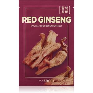 The Saem Natural Mask Sheet Red Ginseng complex care sheet mask 21 ml