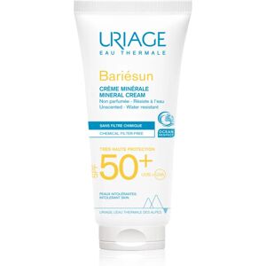 Uriage Bariésun Mineral Cream SPF 50+ protective mineral face and body cream SPF 50+ waterproof 100 ml