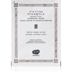 WHAMISA Organic Seeds Hydrogel Facial Mask intensive hydrogel mask with nourishing and moisturising effect 33 g