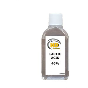 HD Chemicals LTD (40%, 100ml) Lactic Acid Chemical Peel Acne treatment Wrinkles