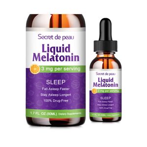 Wejoy SDP 50ml Melatonin 3Mg Drops Supplement Rich In Vitamin B6 Adult Natural Sleep A