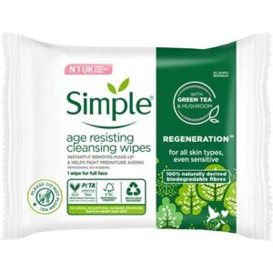 (Buy 3) Simple Regeneration Age Resisting Cleansing Wipes