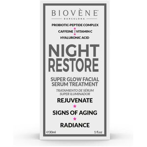 Biovene Night Restore super glow facial serum treatment 30 ml