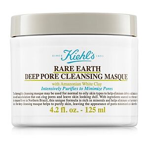 Kiehl's Since 1851 Rare Earth Deep Pore Minimizing Cleansing Clay Mask 4.2 oz.  - No Color