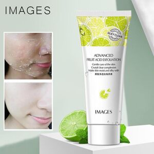 Images 80g Fruit Acid Deep Cleansing Exfoliating Gel Face Exfoliating Oil Control Facial Scrub Cleanser