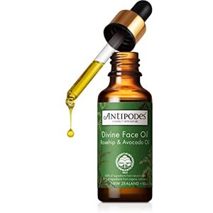 Antipodes Divine Face Oil Rosehip Oil & Avocado Oil – Anti-Aging Face Oil to Address Appearance of Fine Lines & Wrinkles - 30ml