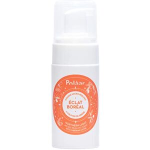 Polåar - Northern Light Micro-Peeling Foam with Siberian Olive - Face Cleanser- Illuminates the Complexion, Protects Against Pollution, Smoothes the Skin- 95% Naturalness, Vegan, Made in France -100ml