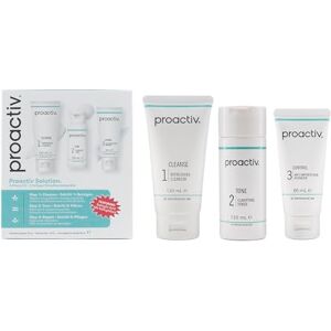 Proactiv Solution 60 Day Facial Cleanser 3-Step Routine, 1 x Cleanser 120 ml, 1 x Facial Toner 120 ml, 1 x Hydrator 60 ml (Pack of 1)