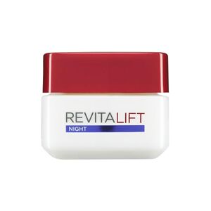 L'Oreal Paris L’Oréal Paris Revitalift Hydrating Night Cream, Anti-Wrinkle Moisturising Formula to Reinforce Skin Elasticity, Smoother and Firmer Skin, Pro-Retinol and Elasti-Peptides, 50ml