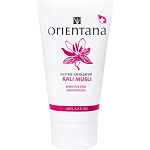 Orientana - Natural Face Enzyme Exfoliator Kali Musli Anti Redness Treatment Vegan Gentle Facial Moisturiser For Women Exfoliating Hydrating & Regenerating Dry Sensitive Skin - 50ml